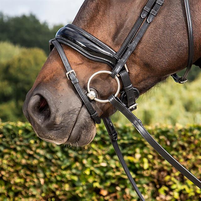 Noseband Dy'on Patent Large Dressage Collection Black
