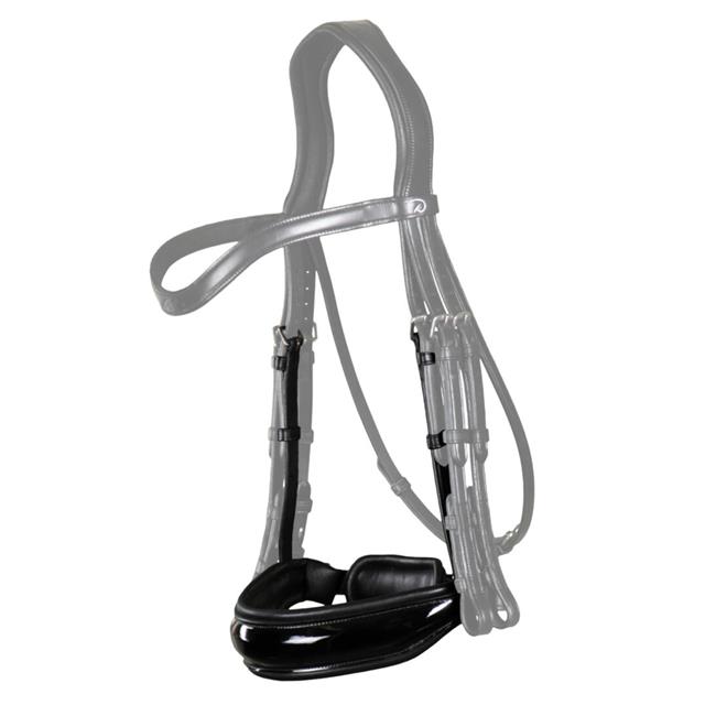 Noseband Dy'on Patent Large S&T Dressage Collection Black