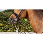 Noseband Dy'on Patent Large S&T Round-Stitched Dressage Collection Black
