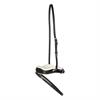 Noseband Horsegear Shaped Shiny Black-White