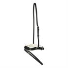 Noseband Horsegear Shaped Shiny Black-White