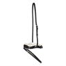 Noseband Horsegear Shaped Shiny Black-White