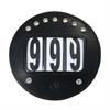 Number Holder Horsegear Round Strass Black-Silver