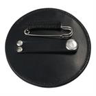 Number Holder Horsegear Round Strass Black-Silver
