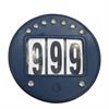 Number Holder Horsegear Round Strass Dark Blue-Silver