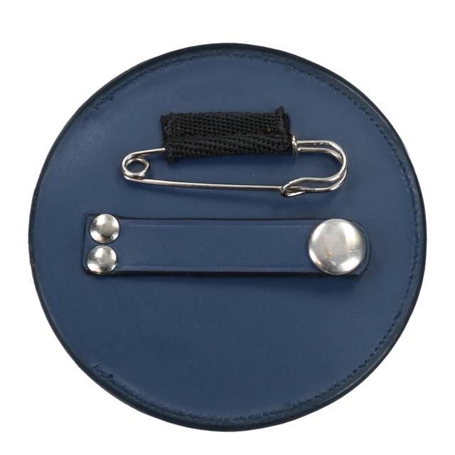 Number Holder Horsegear Round Strass Dark Blue-Silver