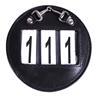 Number Holder QHP Ricki Black-Silver