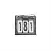 Number Holder with Safety Pin Kentucky Black