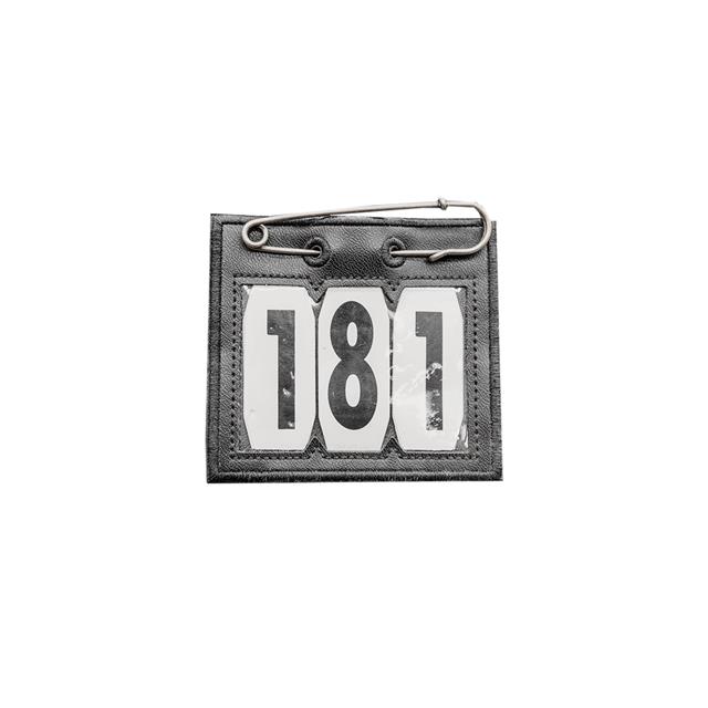 Number Holder with Safety Pin Kentucky Black