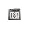 Number Holder with Safety Pin Kentucky Black