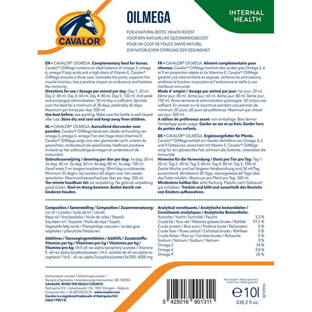 Oilmega Cavalor Multicolour