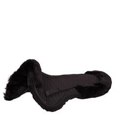ONDERLEGGER BR SHEEPSKIN UITSPARING WERVELKANAAL Black-Black
