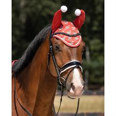 OORNETJE QHP KERST MERRY CHRISTMAS Red