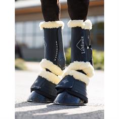 Over Reach Boots LeMieux Motionflex Fur Black