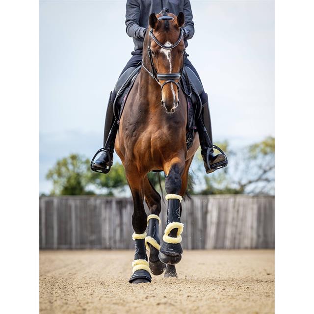 Over Reach Boots LeMieux Motionflex Fur Black