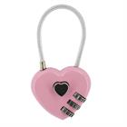 Padlock Hippo Tonic Heart Light Pink