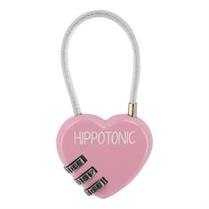 Padlock Hippo Tonic Heart Light Pink