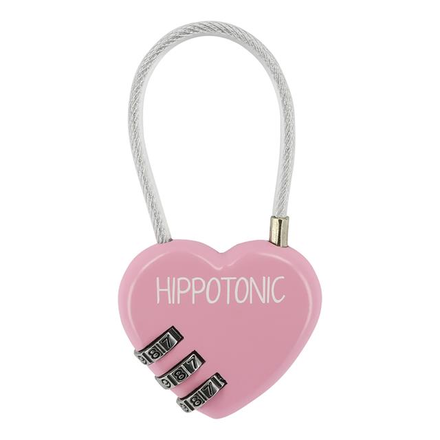 Padlock Hippo Tonic Heart Light Pink