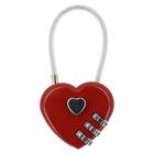 Padlock Hippo Tonic Heart Red