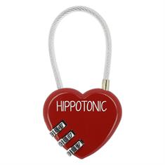 Padlock Hippo Tonic Heart Red