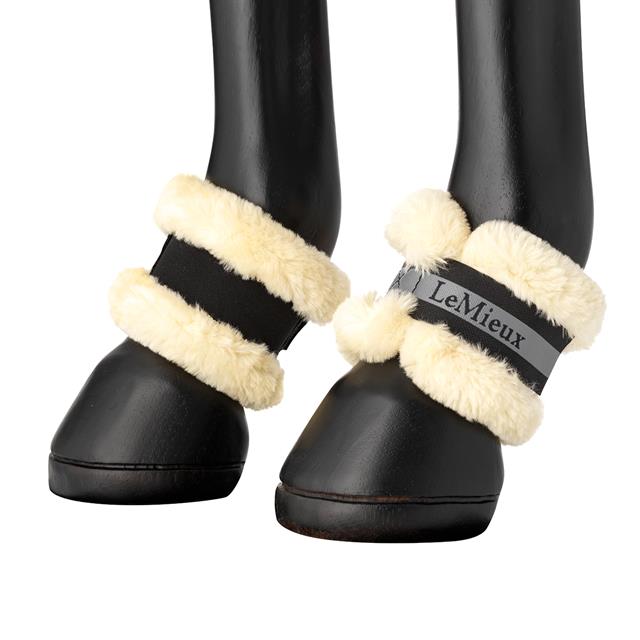 Pastern Wraps LeMieux Fleece Black