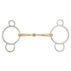 Pessoa Loose Ring Snaffle BR Soft Contact Single Jointed 12mm Multicolour