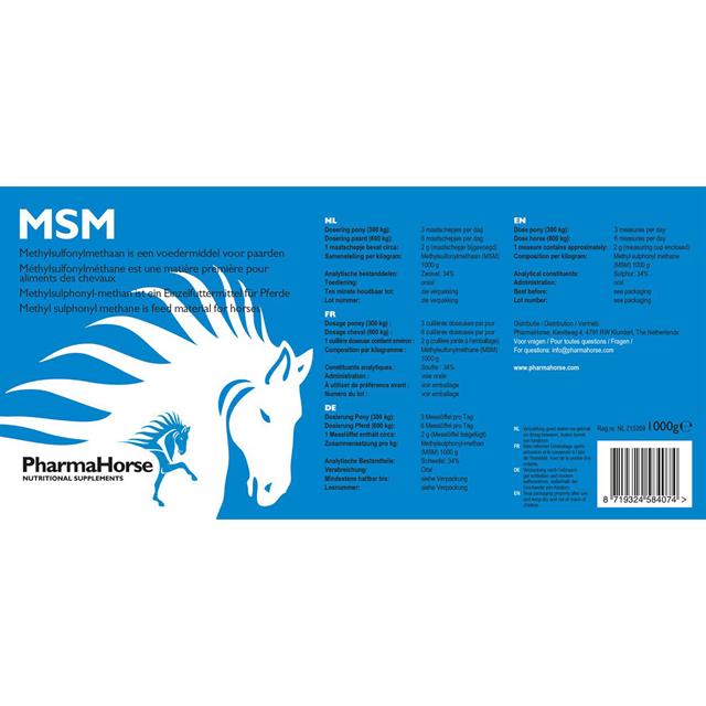 PharmaHorse MSM Multicolour