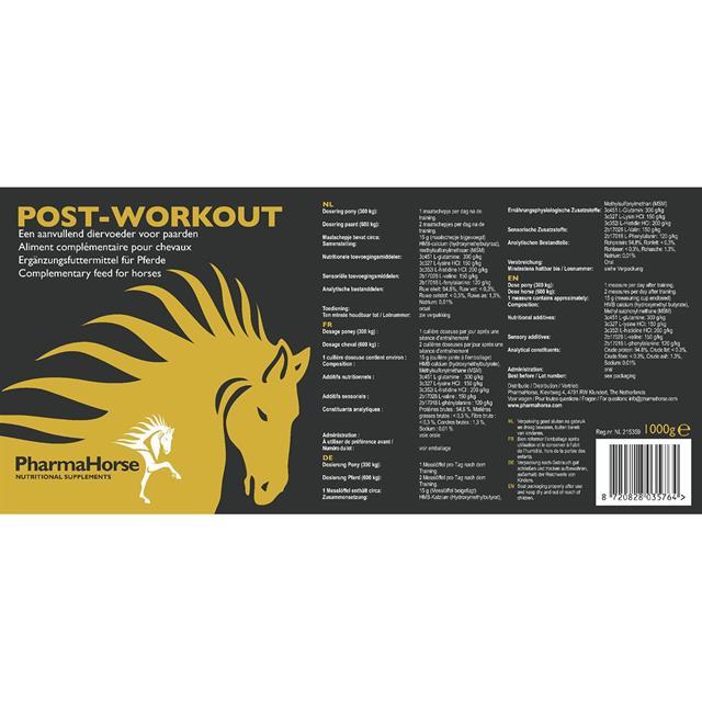 PharmaHorse Post Workout Multicolour