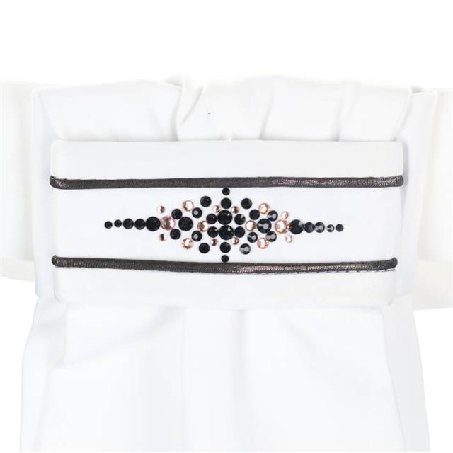 Plastron Qisabeau Quur BLACK-WHITE/N