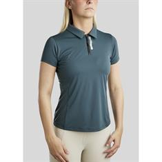 Polo Montar Mesh Contrast MOStella Stated Mid Blue