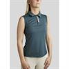 Polo Montar MOStella Mesh Contrast Sleeveless Women Mid Blue