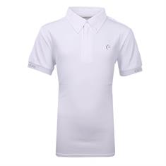 Polo Shirt Equithème Wellington Kids White