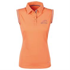 Polo Shirt Harry's Horse Just Ride Verano Sleeveless Orange
