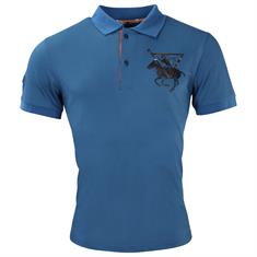 Polo Shirt La Valencio LVRichard Men Blue