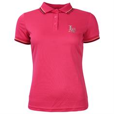 Polo Shirt La Valencio LVRumor Dark Pink