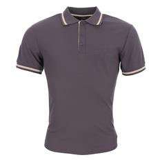 Polo Shirt La Valencio LVVendor Men Grey