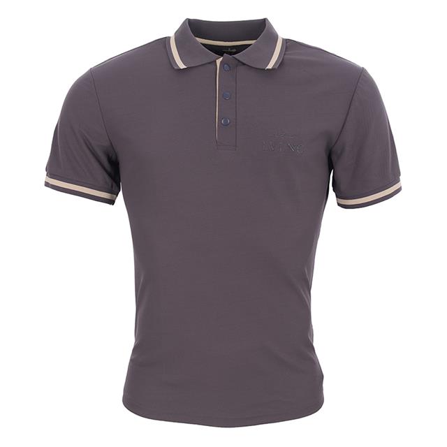 Polo Shirt La Valencio LVVendor Men Grey
