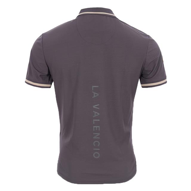 Polo Shirt La Valencio LVVendor Men Grey
