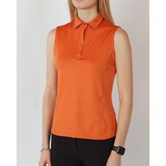 Polo Shirt Montar Fiona Sleeveless Orange