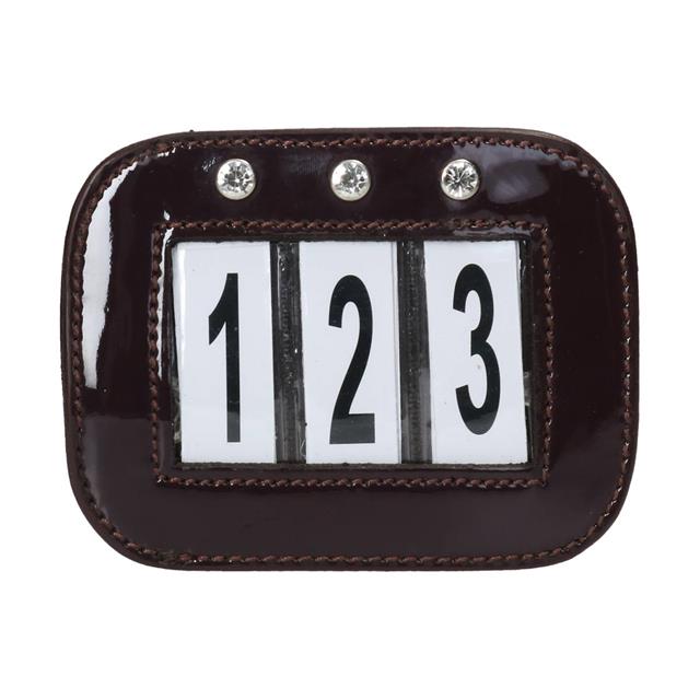 Porte-numéro HB Lak Showtime Dark Red