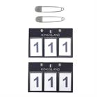Race Numbers 2-Pack Kingsland Dark Blue