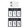 Race Numbers 2-Pack Kingsland Dark Blue
