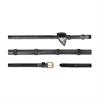 Reins D Collection by Dy'on 1/2 Rubber With Stops Black