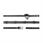 Reins D Collection by Dy'on 1/2 Rubber With Stops Black