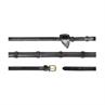 Reins D Collection by Dy'on 1/2 Rubber With Stops Black