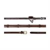 Reins D Collection by Dy'on 1/2 Rubber With Stops Brown