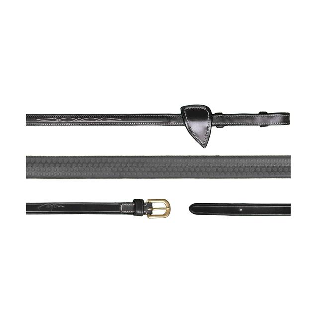 Reins D Collection by Dy'on 5/8 Rubber Black