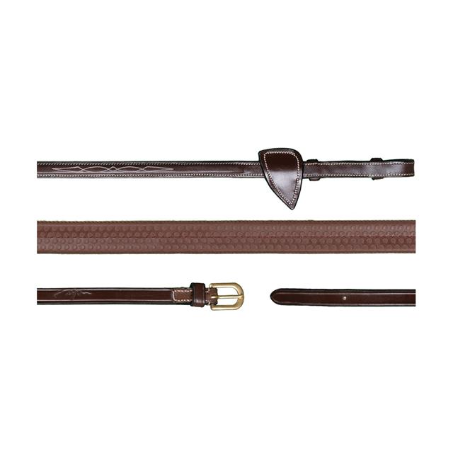 Reins D Collection by Dy'on 5/8 Rubber Brown