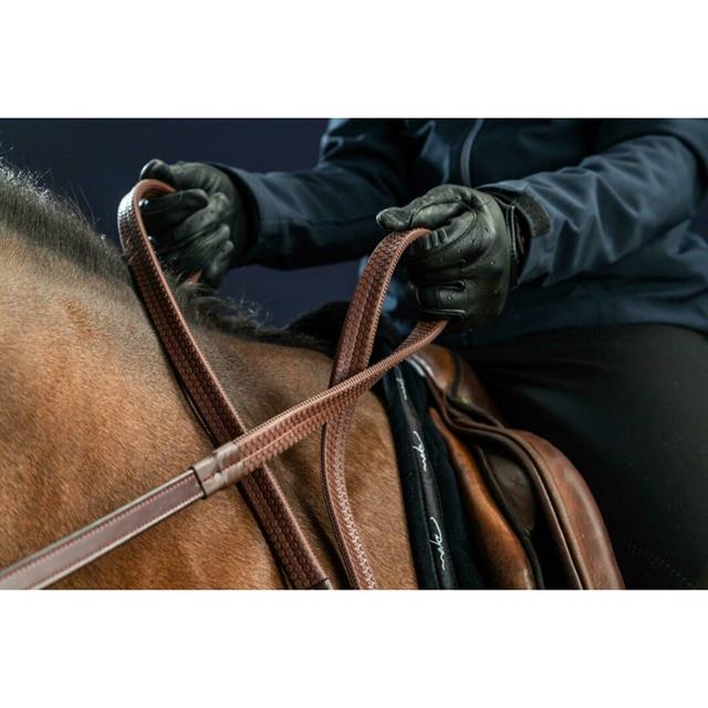 Reins D Collection by Dy'on 5/8 Rubber Brown