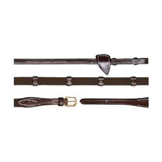 Reins D Collection by Dy'on 5/8 Web With Stops Brown